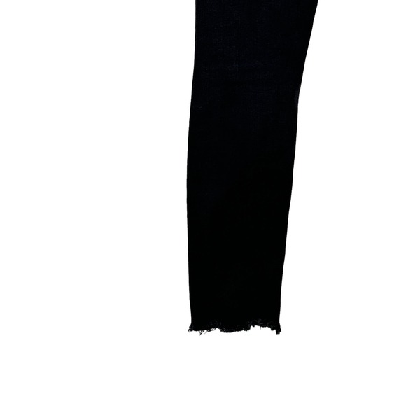 Design Lab Women's Jeans Lord Taylor Skinny Stretch Distressed Mid-Rise Black 25 - Picture 8 of 11